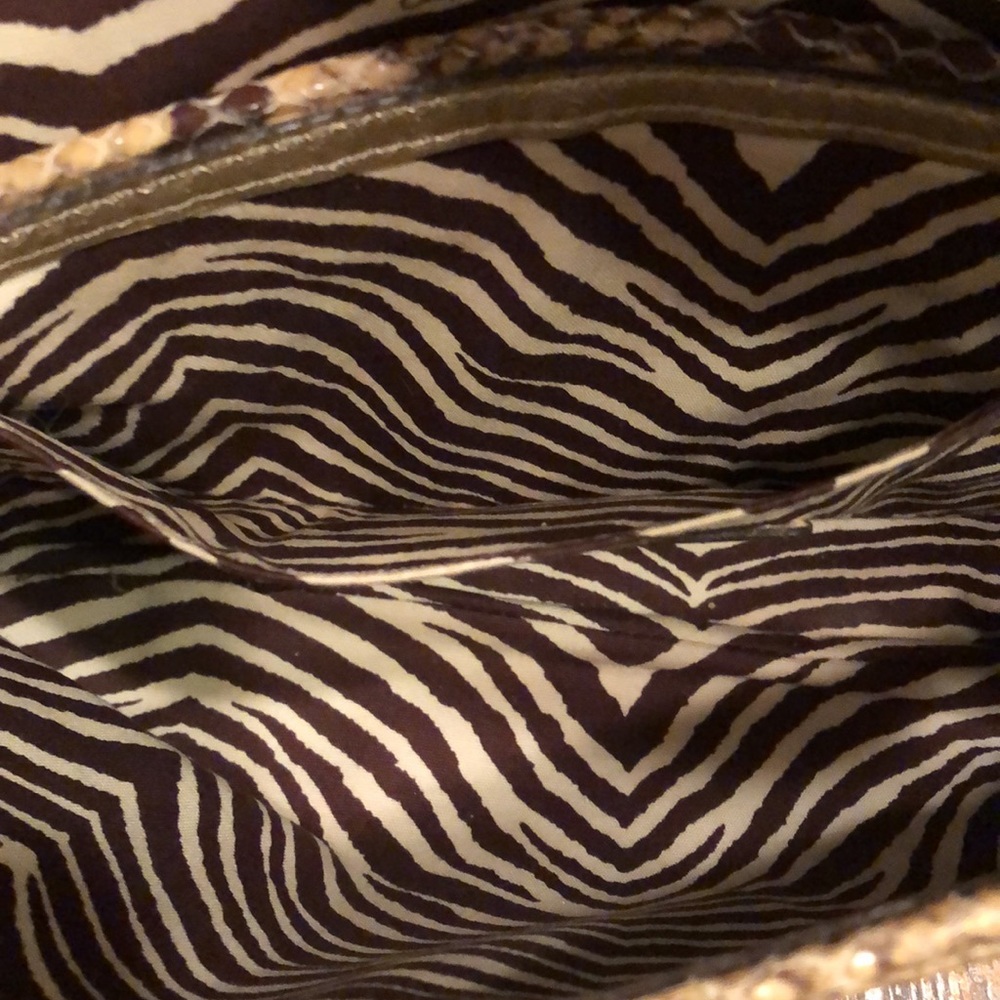 Coach Straw Python Clutch - image 8